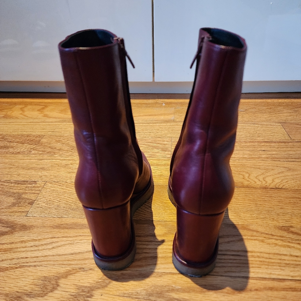 Authentic Celine Wedge Ankle Boot - image 3